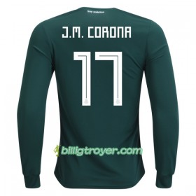 Billige Fotballdrakter Mexico J.M.Corona 17 VM 2018 Hjemmedraktsett Langermet
